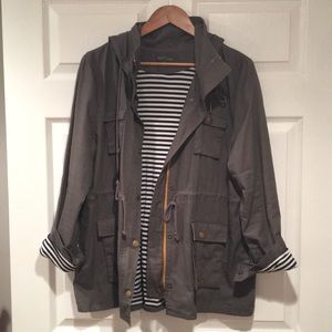 Stitch Fix Gray cotton utility jacket